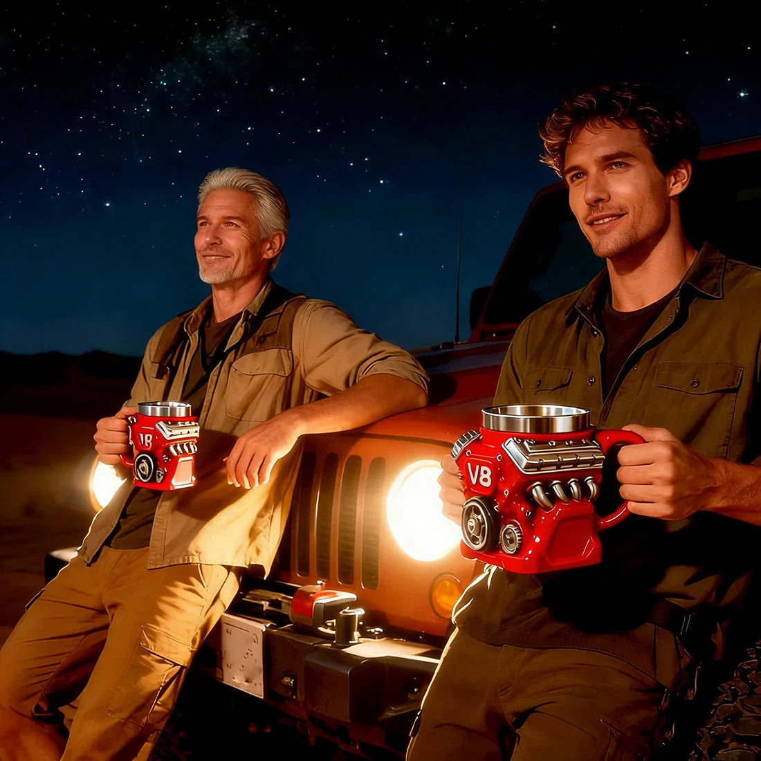 Classic Car Engine Mug