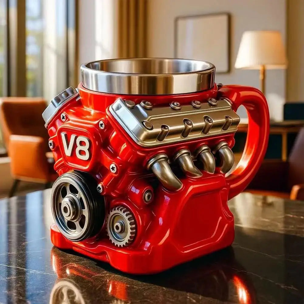 Classic Car Engine Mug