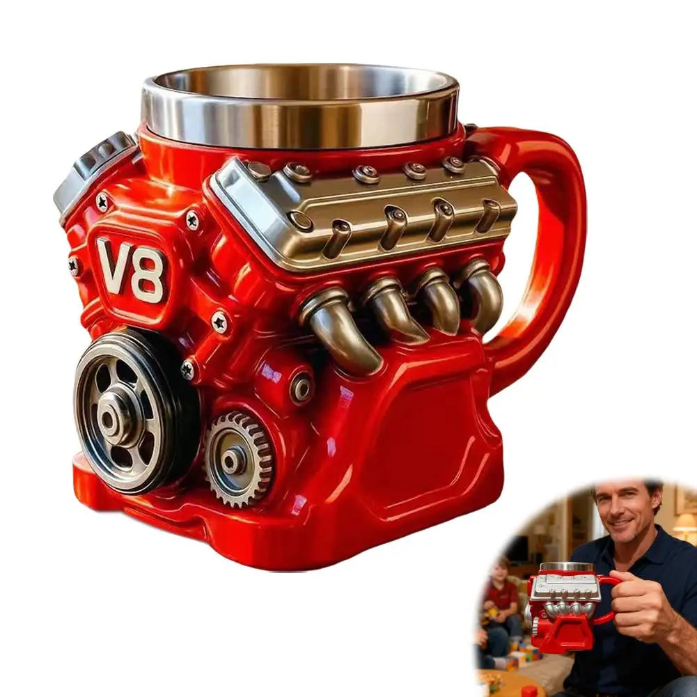 Classic Car Engine Mug