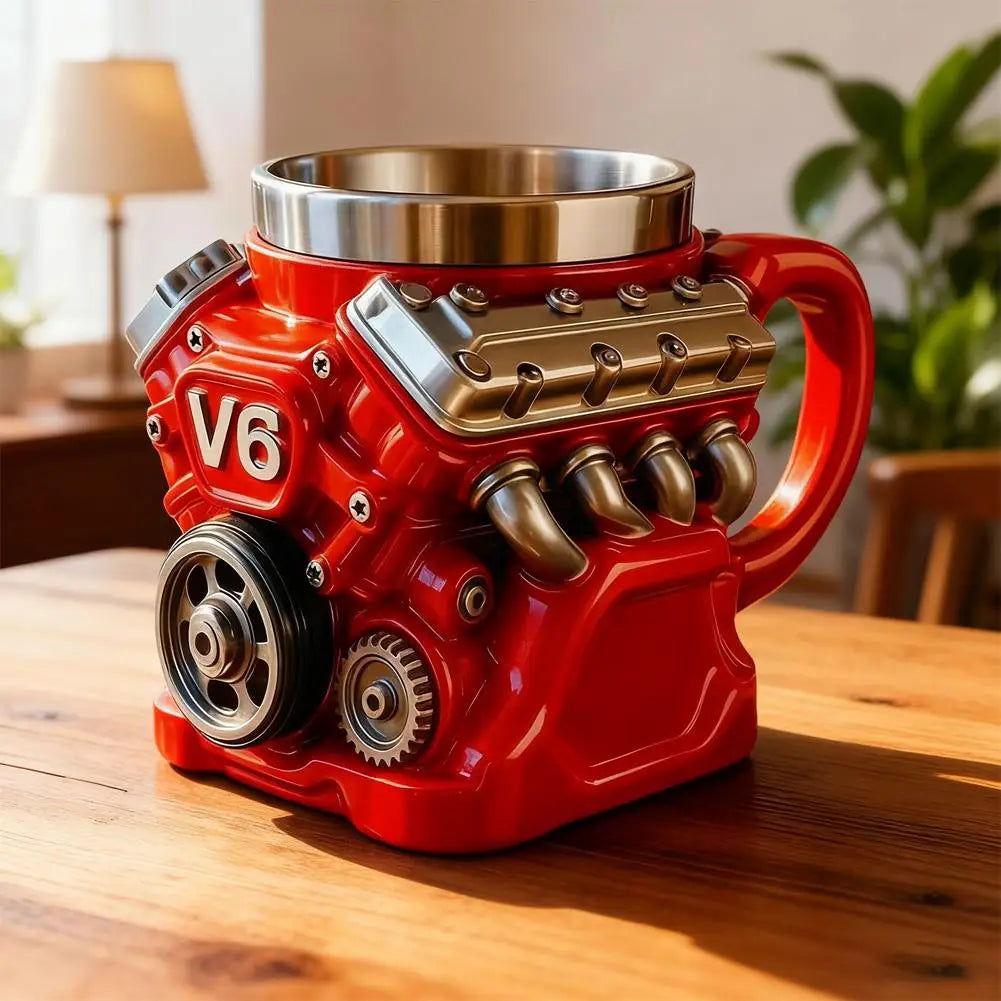 Classic Car Engine Mug